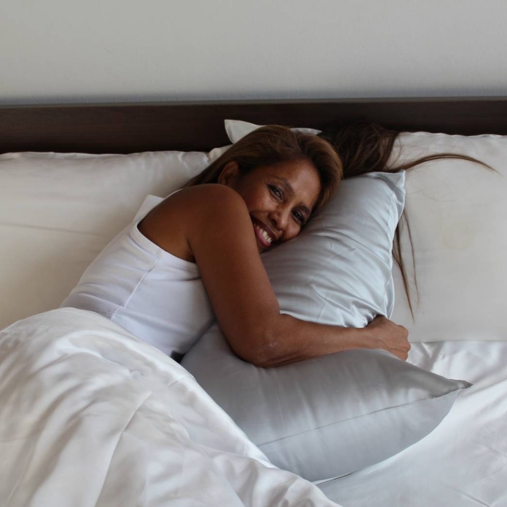 Silver Mulberry Silk Pillowcase