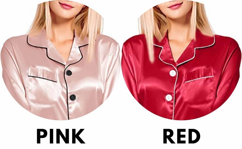 buy satin silk women pjs