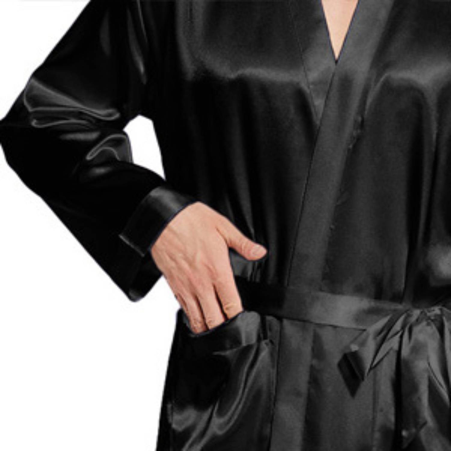 Men's Satin Bathrobe: image 4