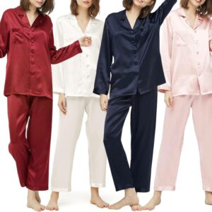 buy mulberry silk pyjamas for women
